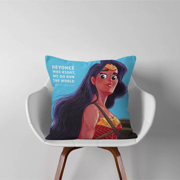 The Big Fight Like A Girl Cushion Cover